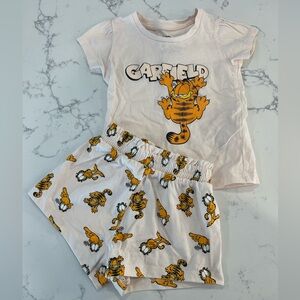 Primark Baby Garfield Short and T-Shirt Set Size 6-9 Months